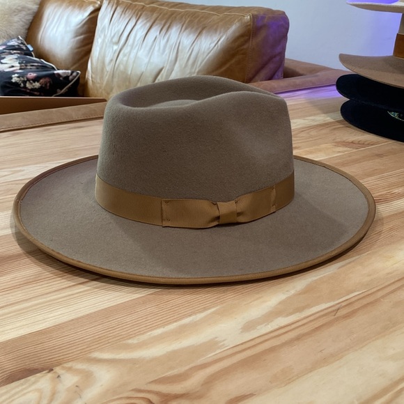 Gigi Pip Monroe Rancher Wool Hat Brown XS 55 - Picture 3 of 5